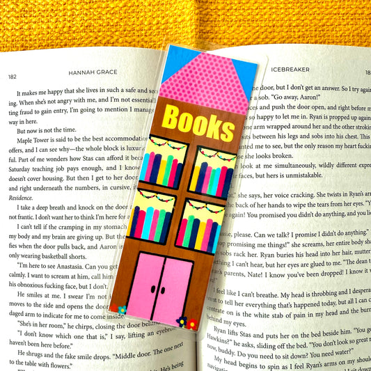 Polka Dot Bookstore Bookmark