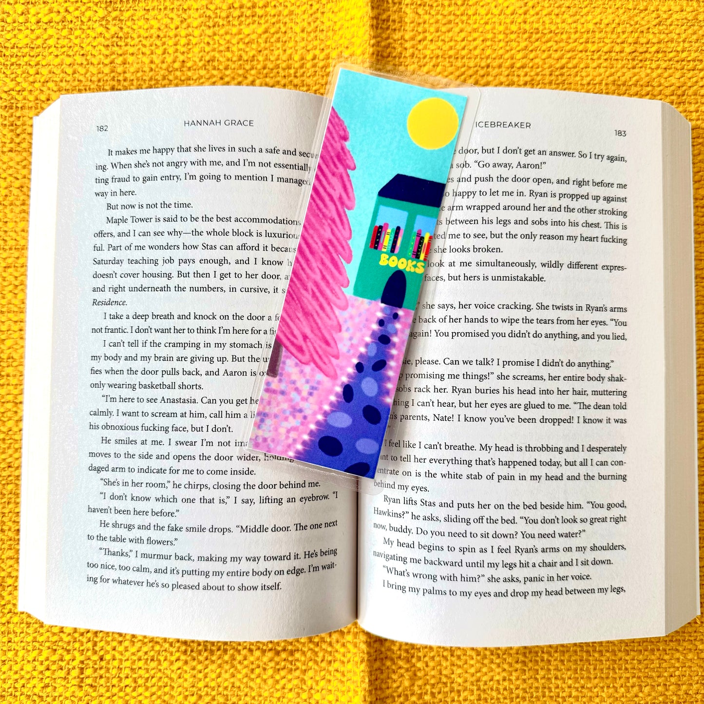 Pink Tree Bookstore Bookmark