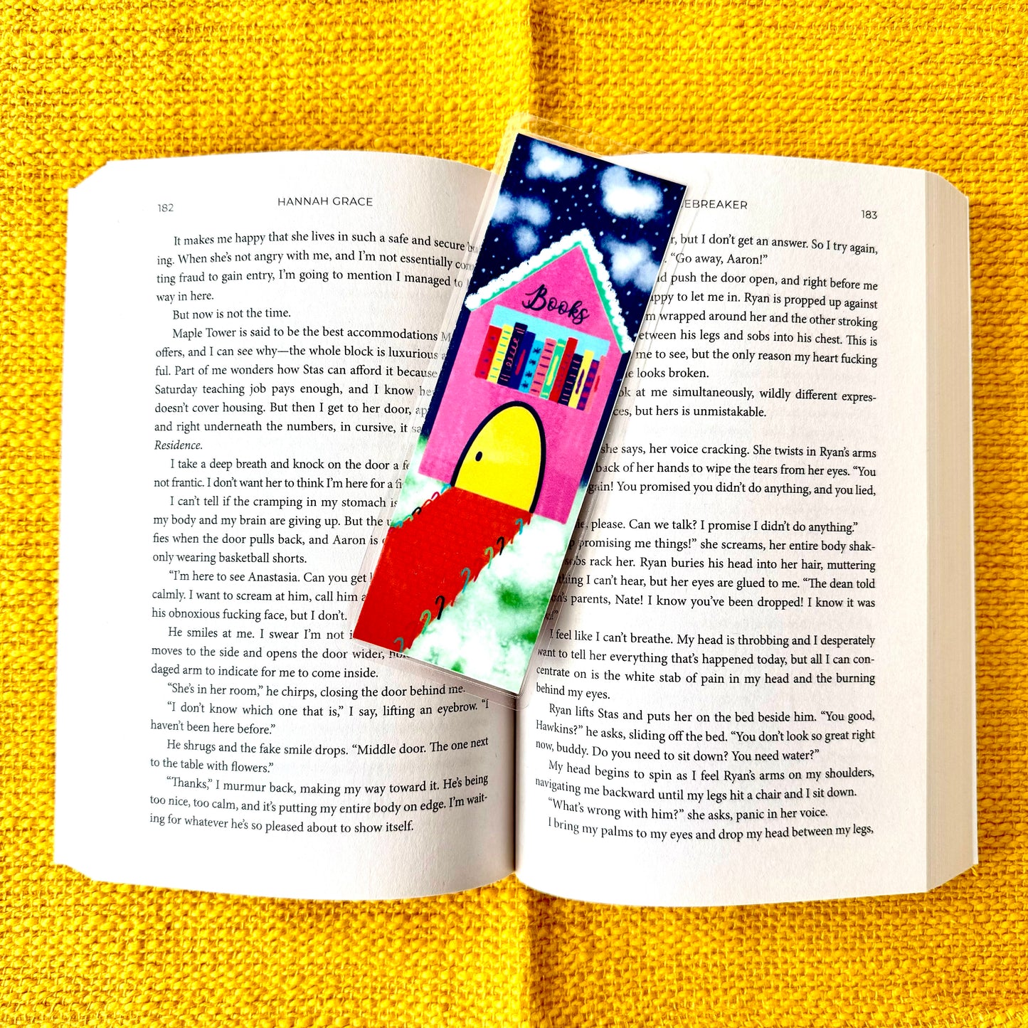 Snowy Bookstore Bookmark