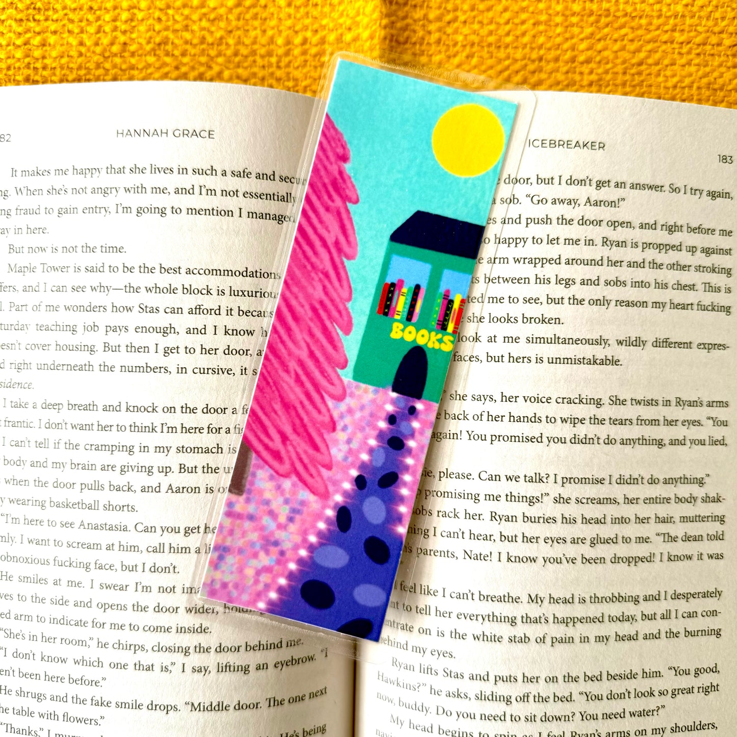 Pink Tree Bookstore Bookmark