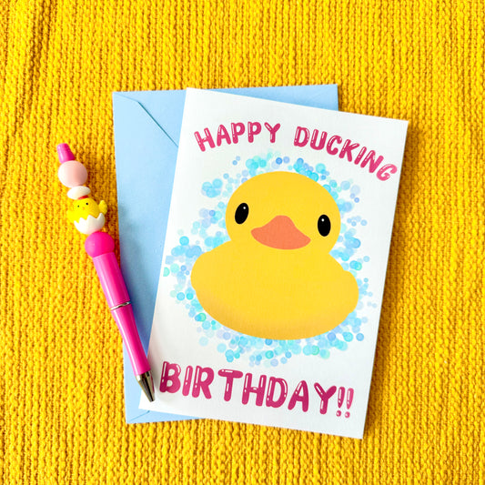 Duck Birthday Card